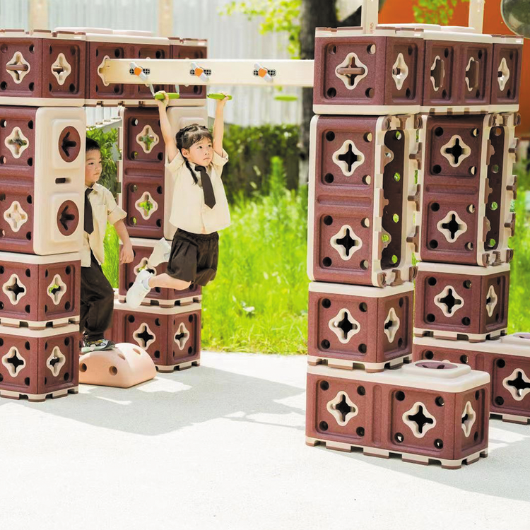 Large Outdoor Building Blocks for Kindergarten | Playground Construction Toy – Egoo